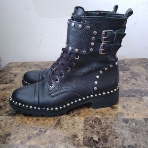 Sam Edelman Jennifer combat Black boots 6.5
